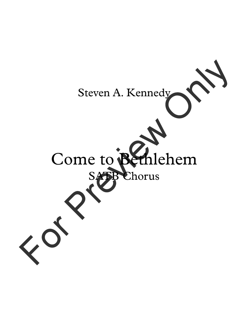 Come to Bethlehem P.O.D.