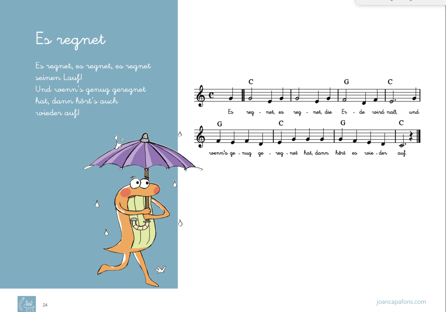 Regenbogenlieder Teacher Book with Online Audio Access