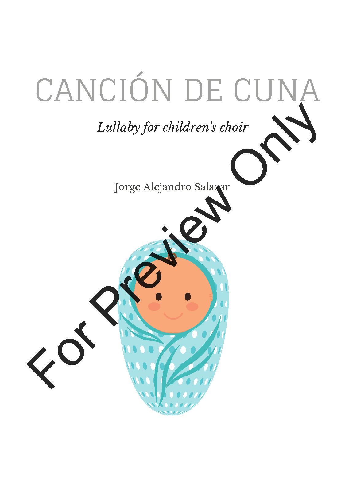 Cancion de cuna (Three-Part Mixed ) by Jorge | J.W. Pepper Sheet Music