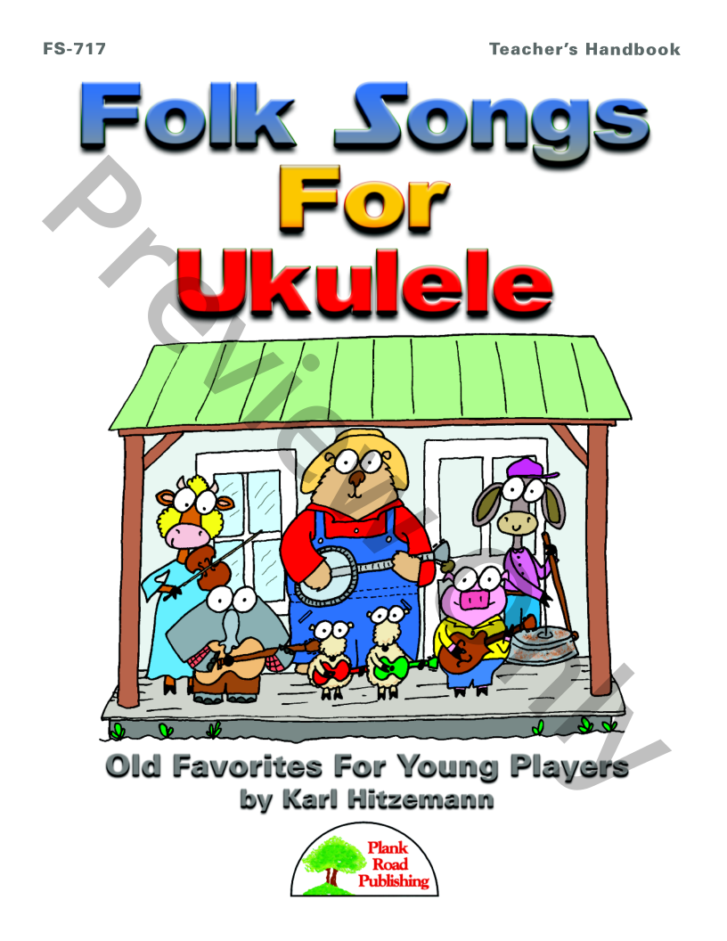 Folk Songs for Ukulele Reproducible Kit/CD