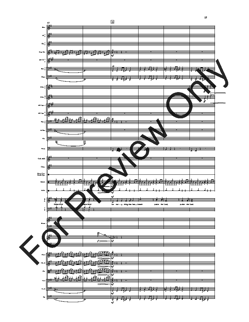 Laudate Dominum Full Score P.O.D.