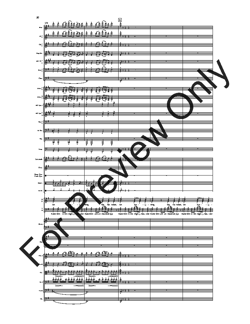 Laudate Dominum Full Score P.O.D.