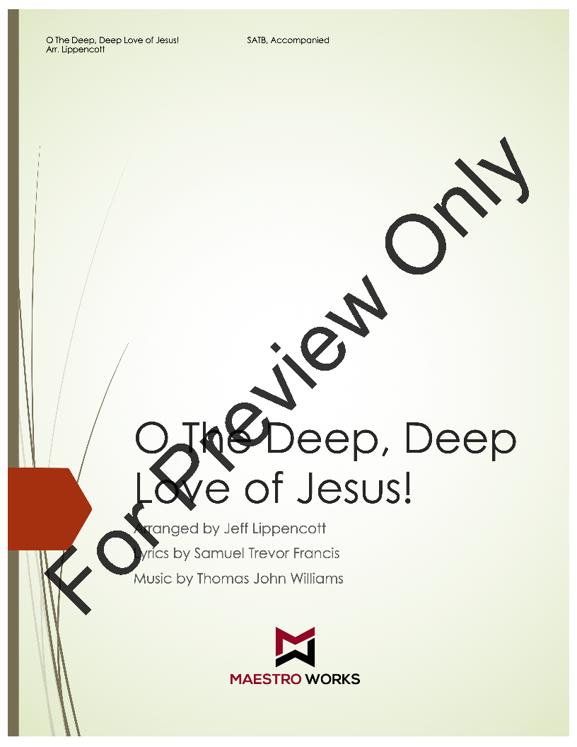 O The Deep, Deep Love of Jesus! P.O.D.