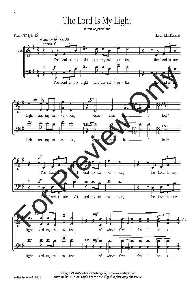 Five Introits