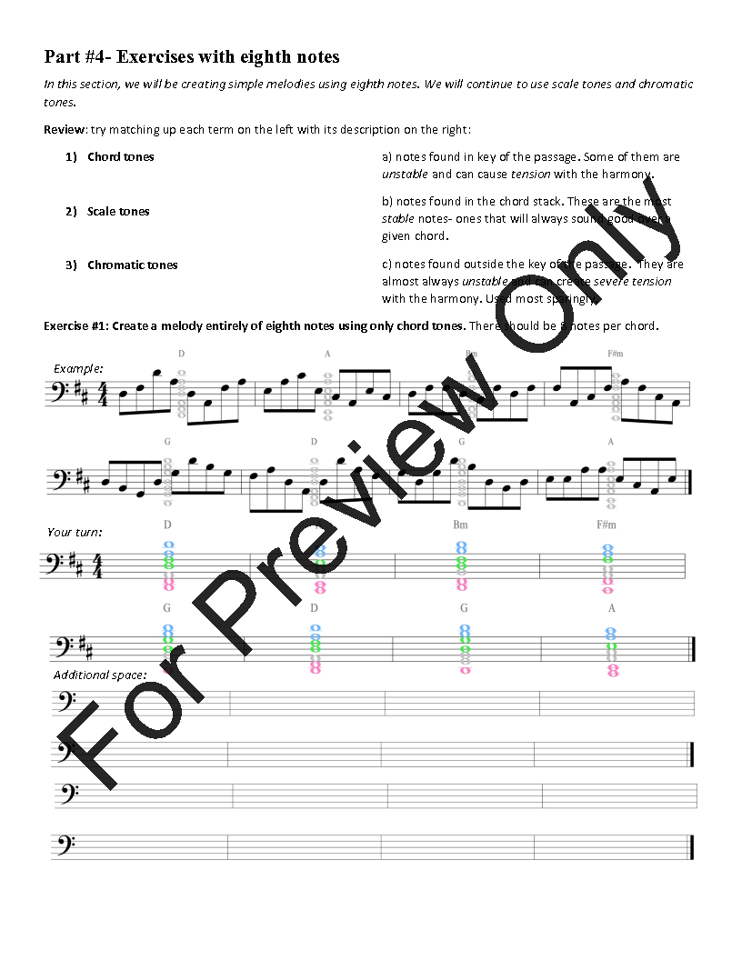 Easy Tonal Improvisation Workbook P.O.D.