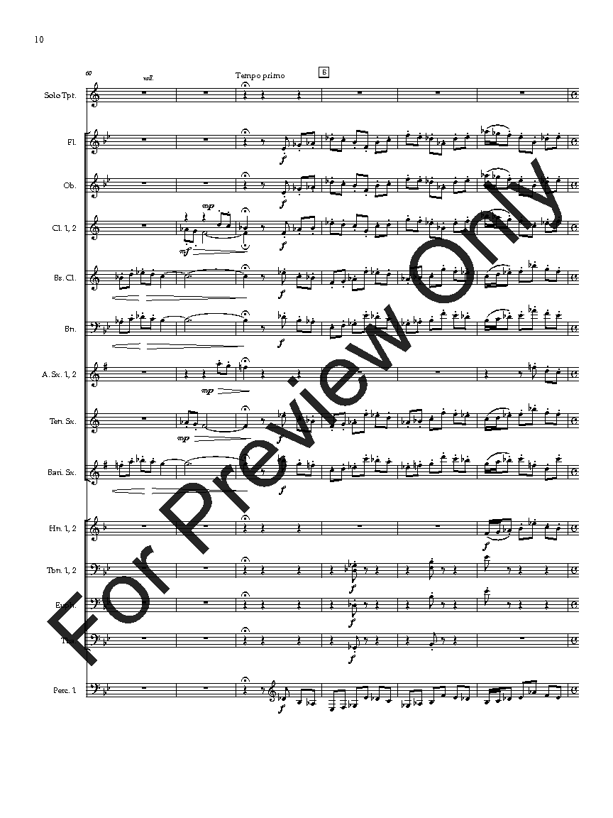 Concerto for Trumpet and Symphonic Band, Op. 12a 