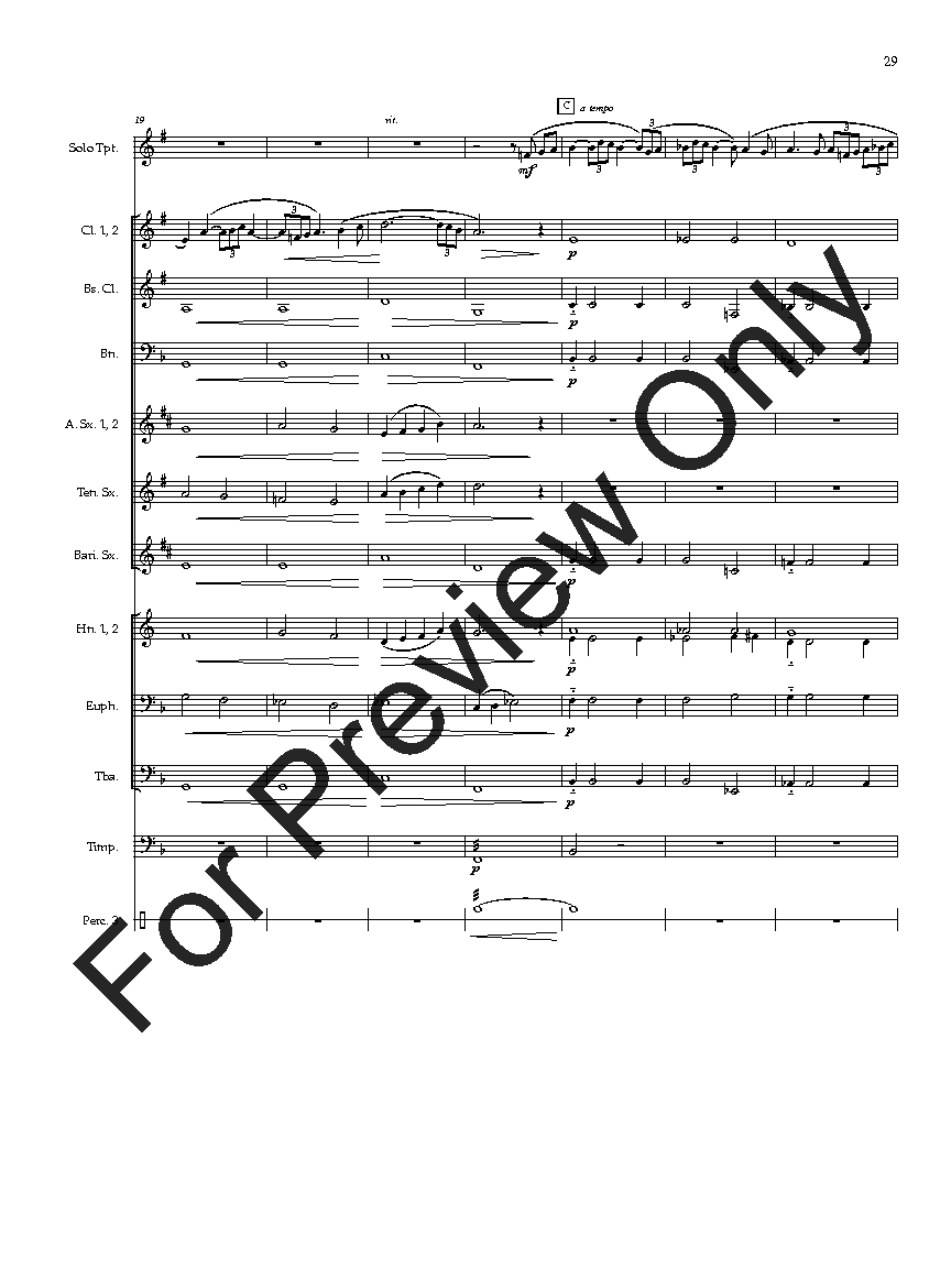 Concerto for Trumpet and Symphonic Band, Op. 12a 