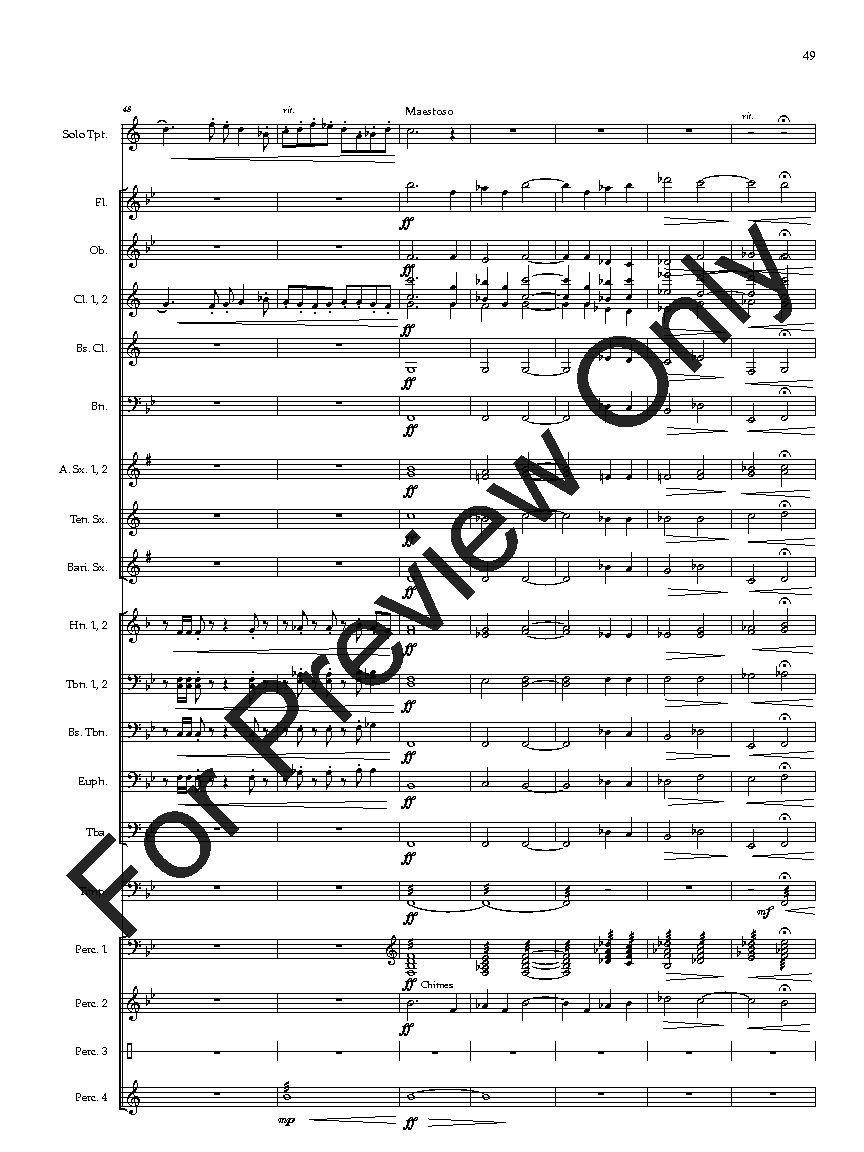 Concerto for Trumpet and Symphonic Band, Op. 12a 