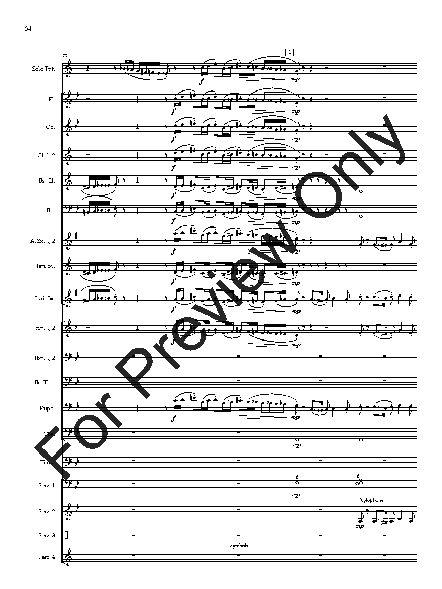 Concerto for Trumpet and Symphonic Band, Op. 12a 