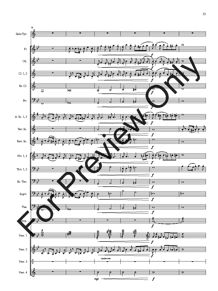 Concerto for Trumpet and Symphonic Band, Op. 12a 