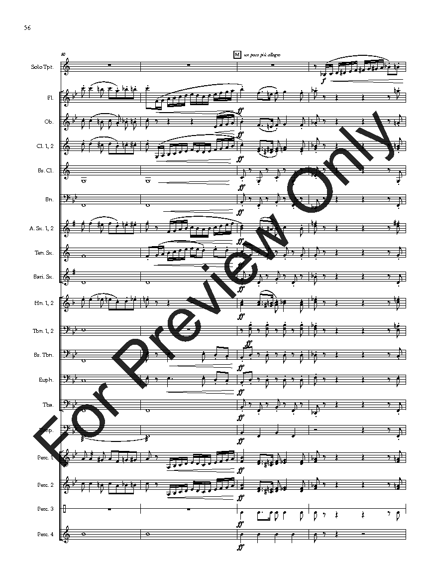 Concerto for Trumpet and Symphonic Band, Op. 12a 