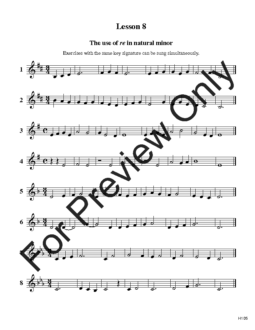 The High School Sight-Singer Vol. 5 Reproducible PDF Download