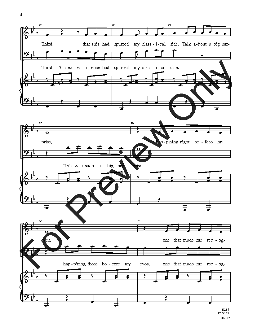 Easy Sight-Singing with Words 2-Pt Mixed Reproducible PDF Download