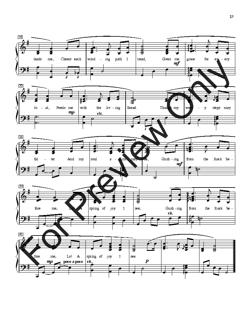 Jazzy Hymn Arrangements-Book Five P.O.D.