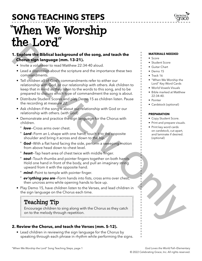 God Loves the World - Fall Elementary Digital Curriculum DVD (Audio and Data CDs)