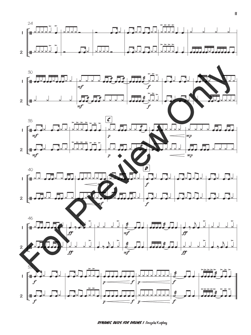 Dynamic Duos for Drums Snare Drum Duet