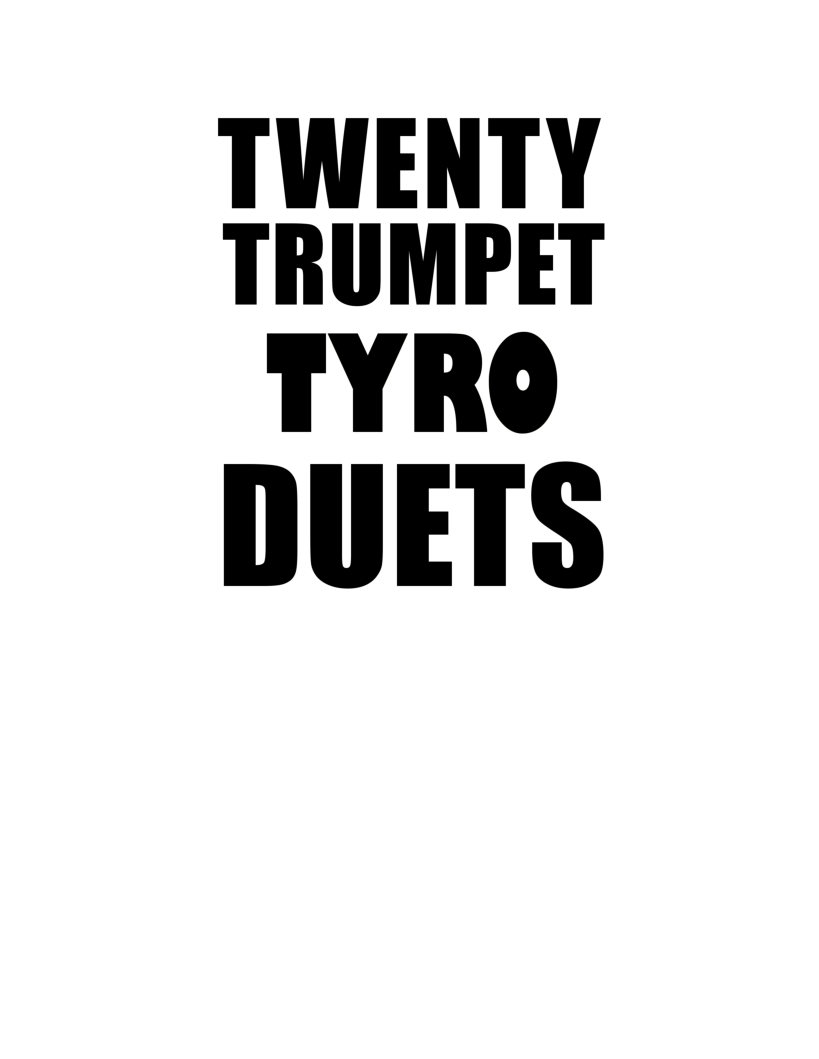 20 Trumpet Tyro Duets P.O.D.