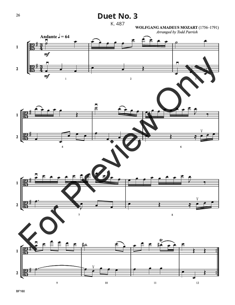 Compatible String Ensembles: Classical Duets - 26 Medium-Level Arrangements for Any Combination of String Instruments