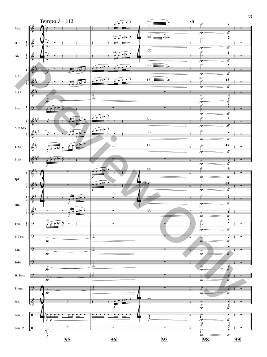 High Flight for Narrator and Concert Band P.O.D.