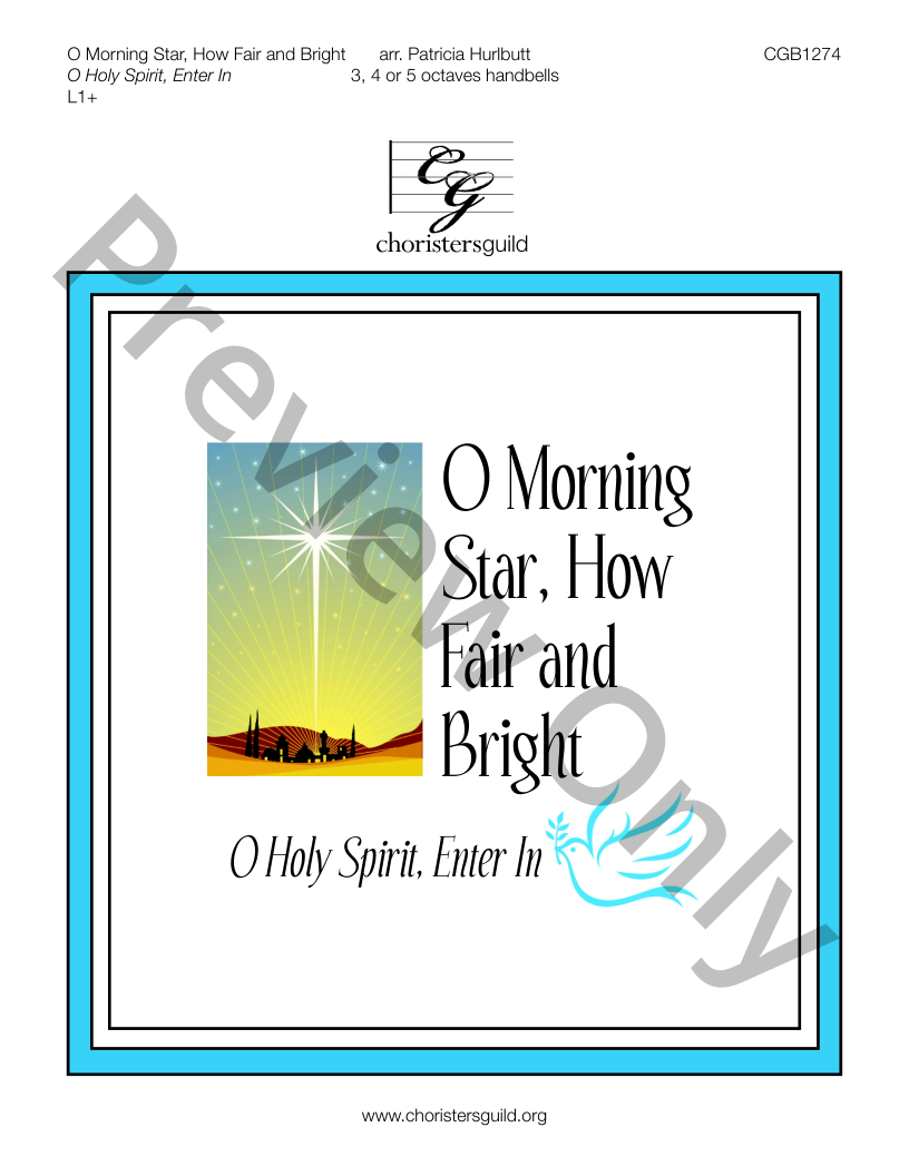 O Morning Star, How Fair And Bright 3-5 Octaves