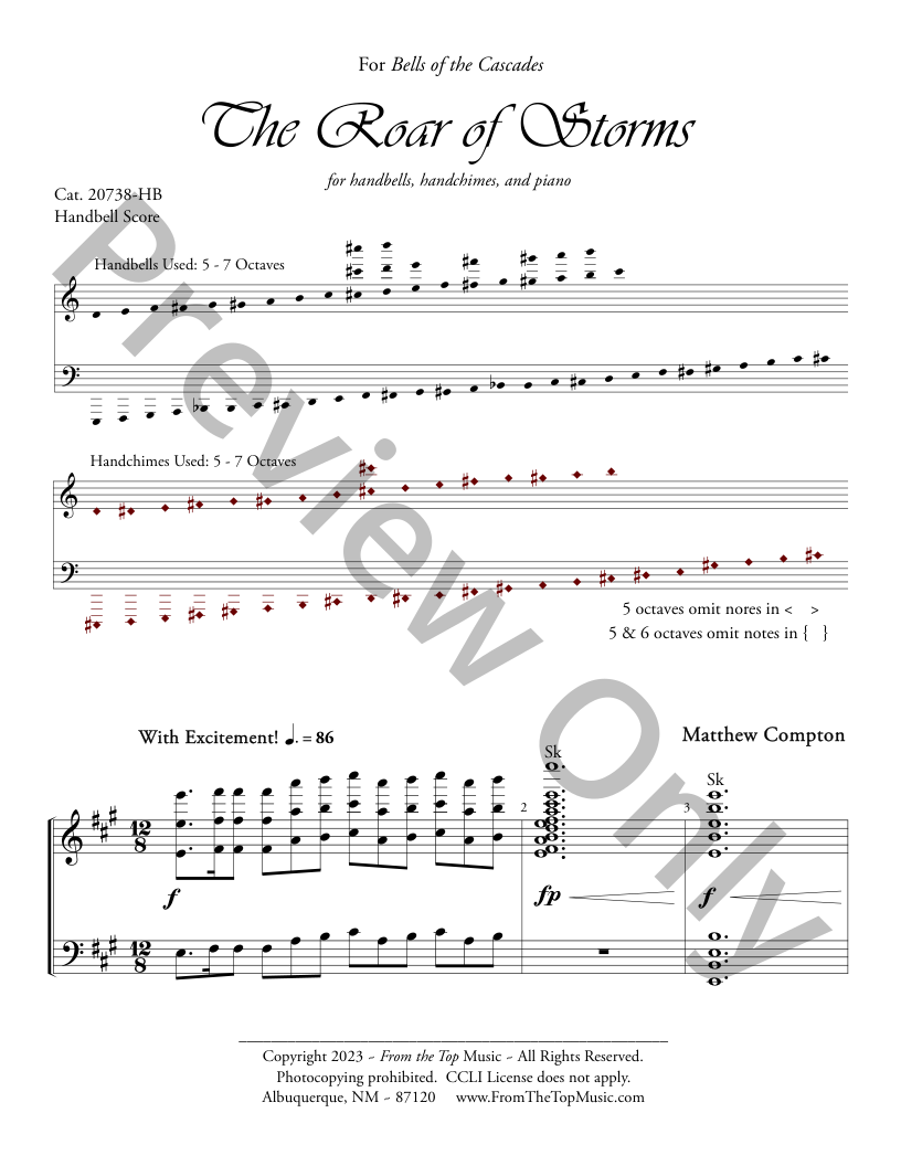 The Roar of Storms 5-7 Octaves P.O.D.