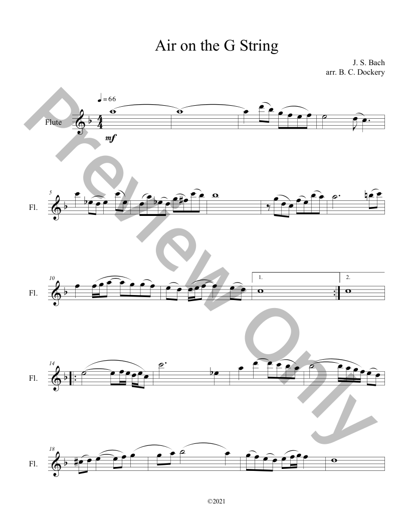  20 Classical Themes for Solo Flute P.O.D