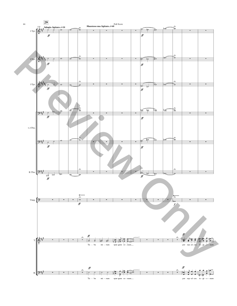 Missa pro Defunctis, Op. 21 P.O.D