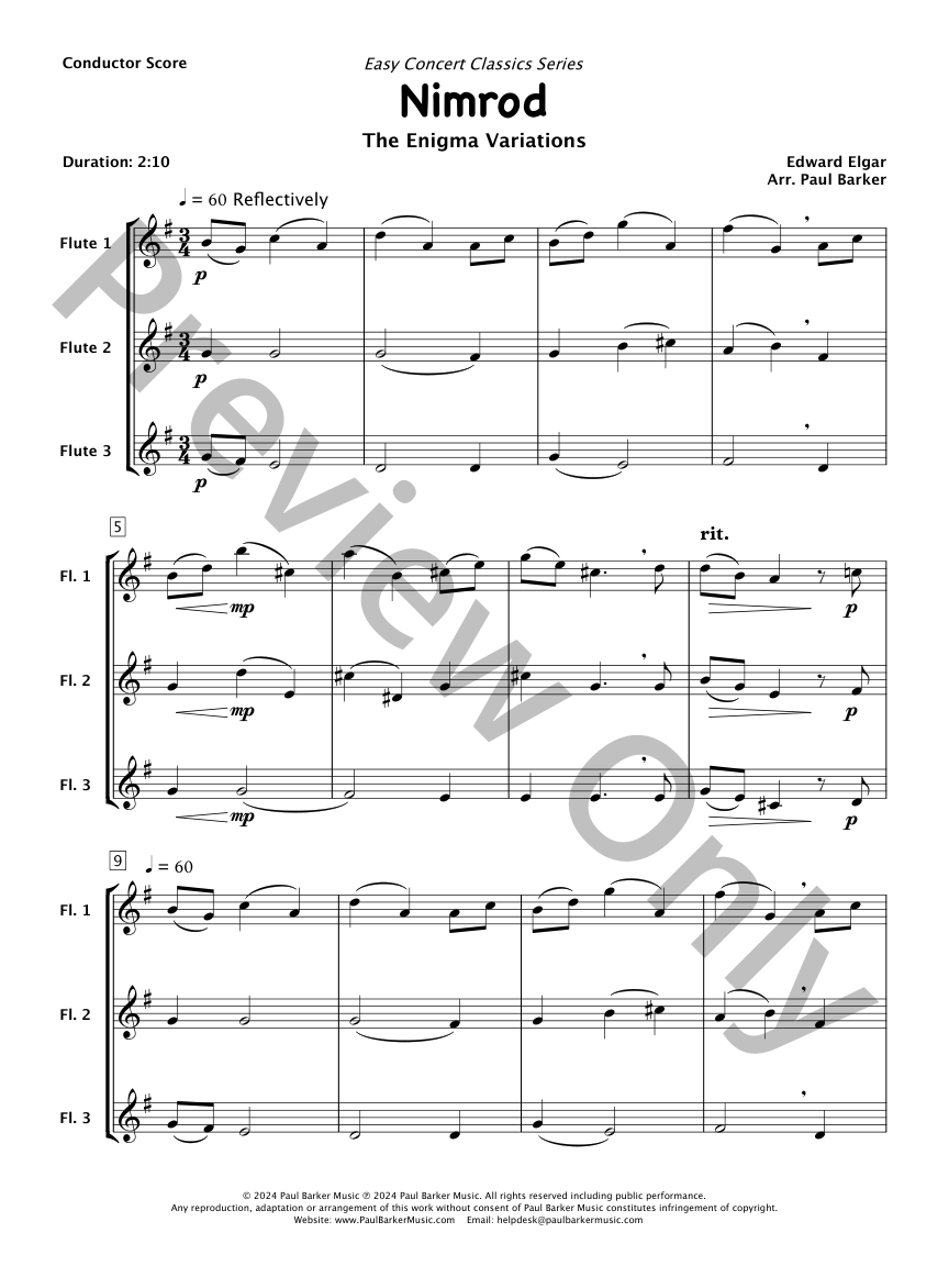 Concert Flute Trios - Book 1 Peformance Recording