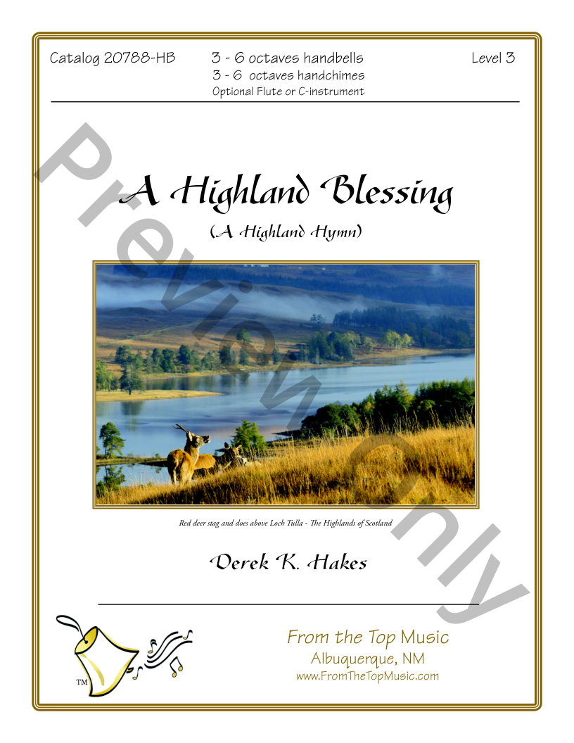 A Highland Blessing 3-6 Octaves P.O.D.