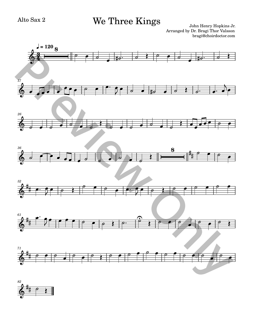 Five Christmas Songs - two Alto Saxophones with Piano accompaniment P.O.D