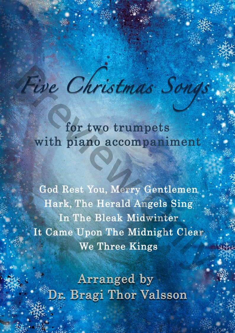 Five Christmas Songs - two Trumpets with Piano accompaniment P.O.D