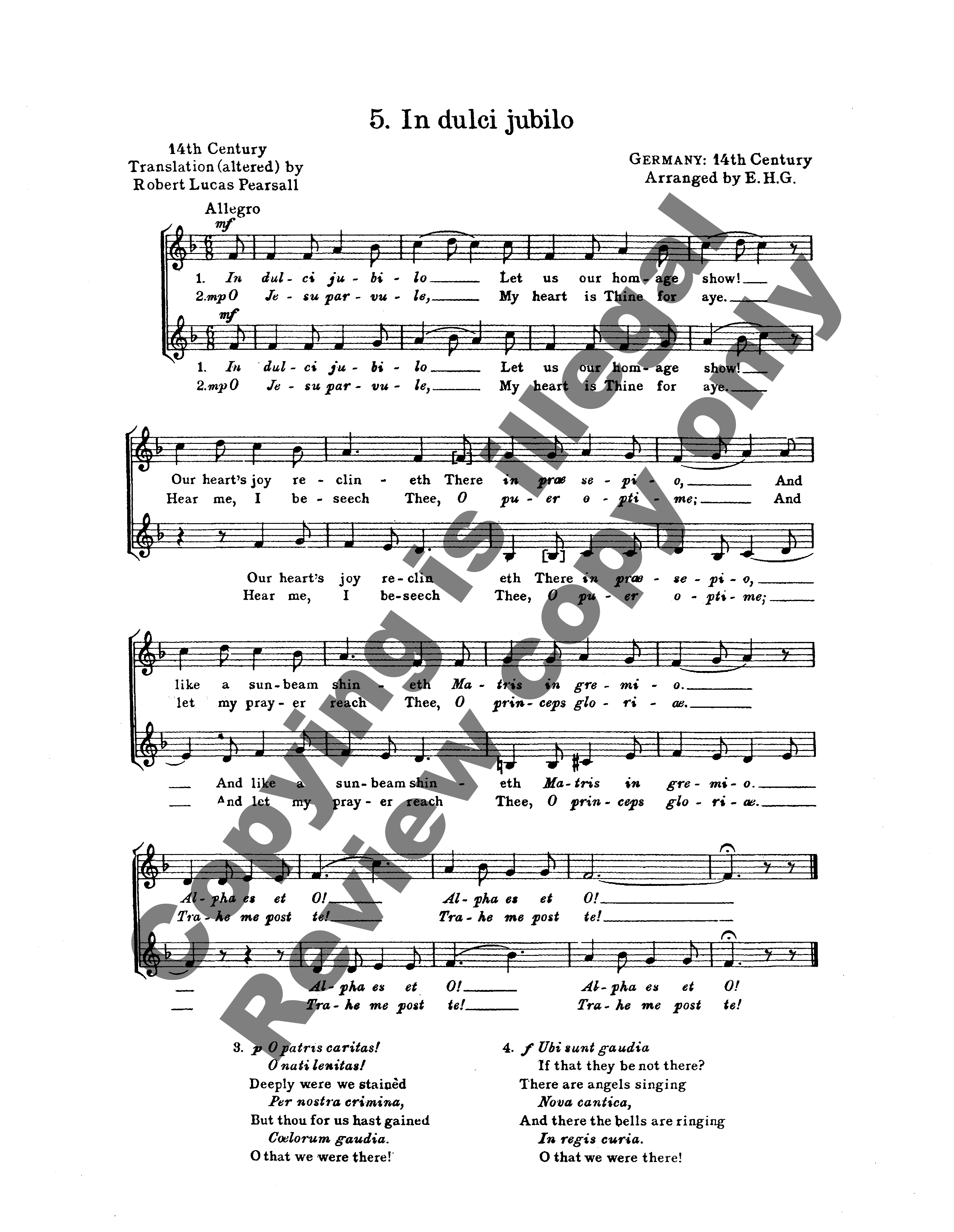 15 TWO PART CHRISTMAS CAROLS