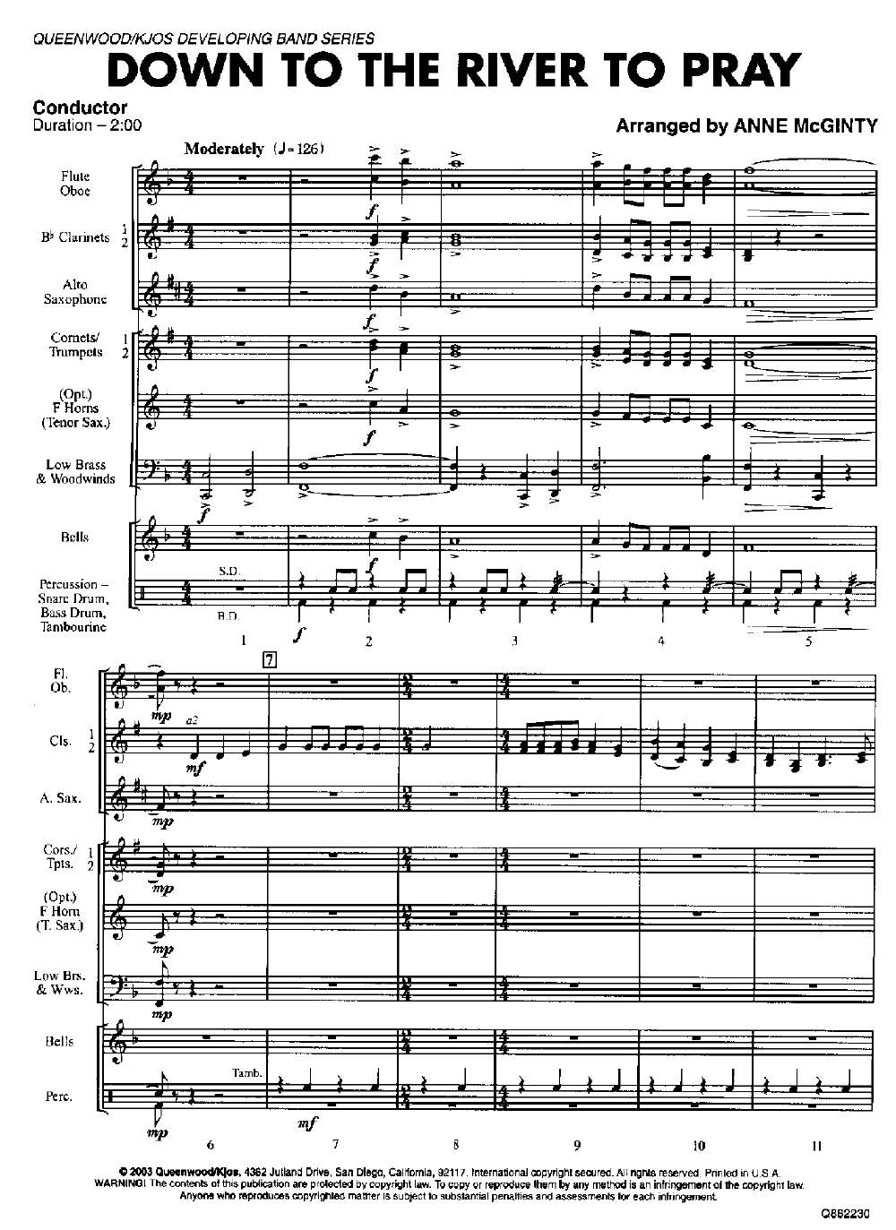 Down to the River to Pray arr. Anne McGinty| J.W. Pepper Sheet Music