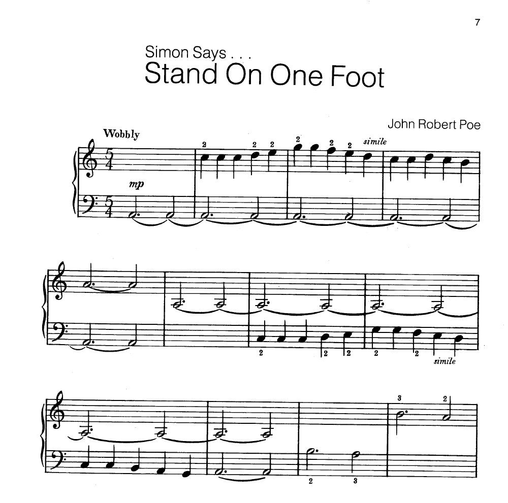 Simon Says (Piano) by John Robert Poe