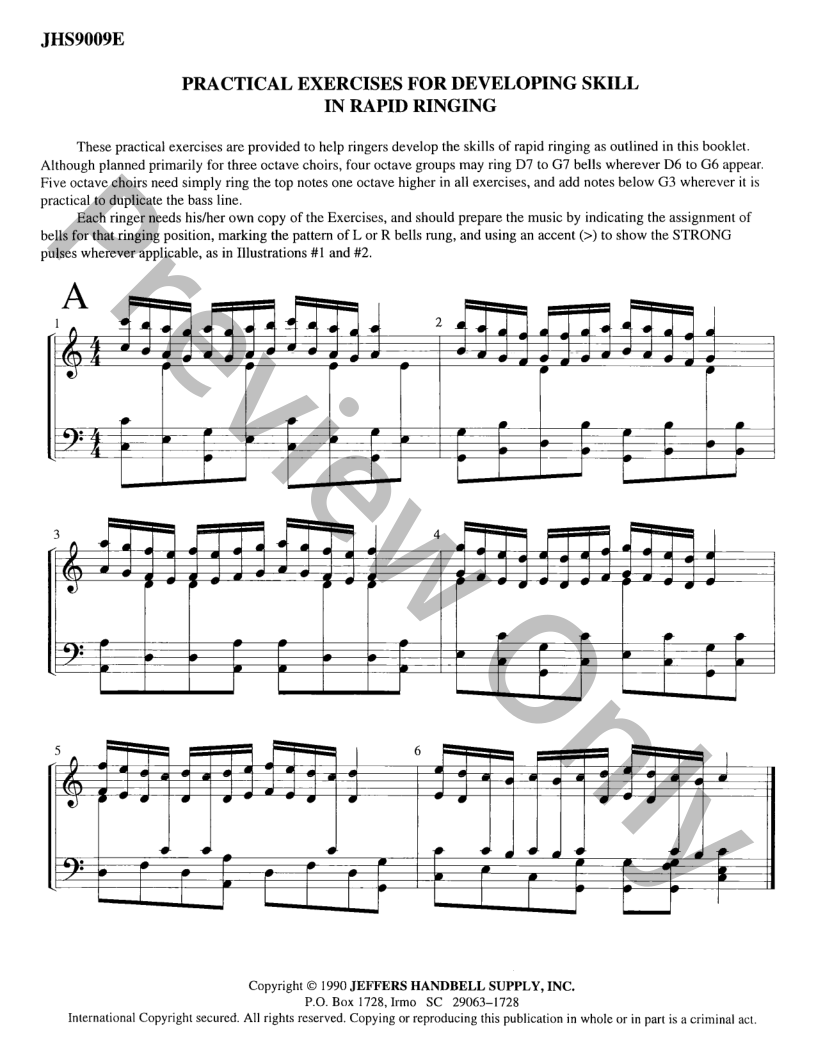 Practical Exercises for Developing Skill in Rapid Ringing